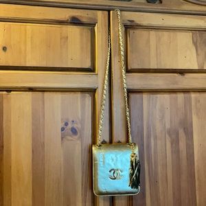 Chanel Gold Crossbody